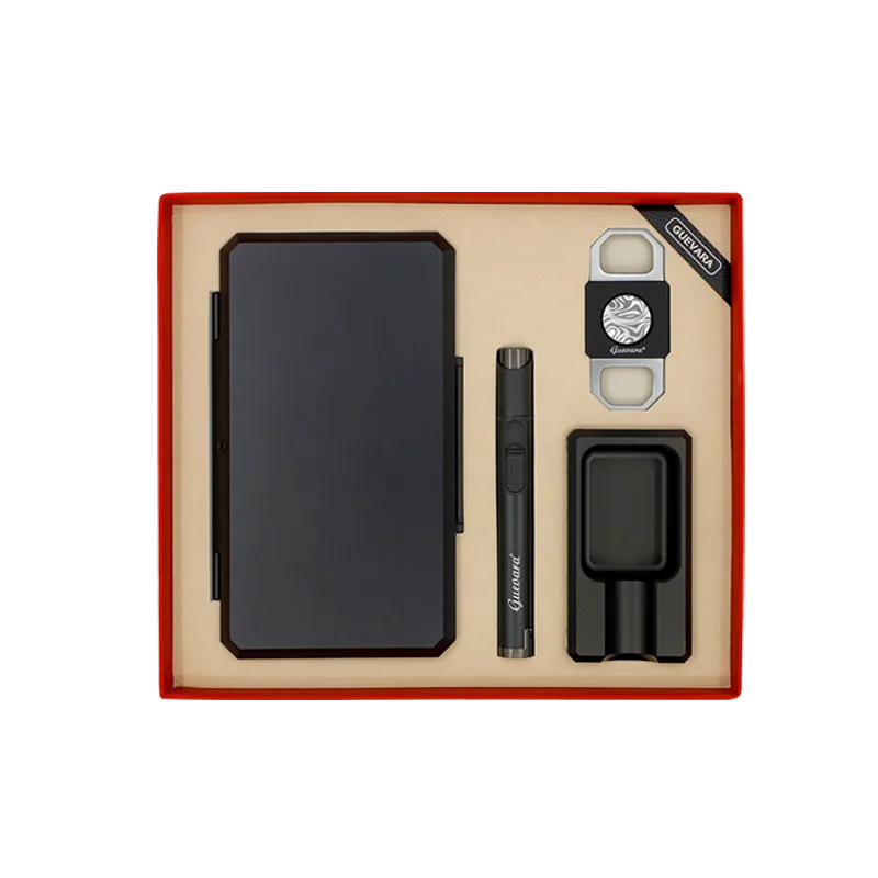 Cigar Pen Lighter Cutter, Ashtray, Humidor Set